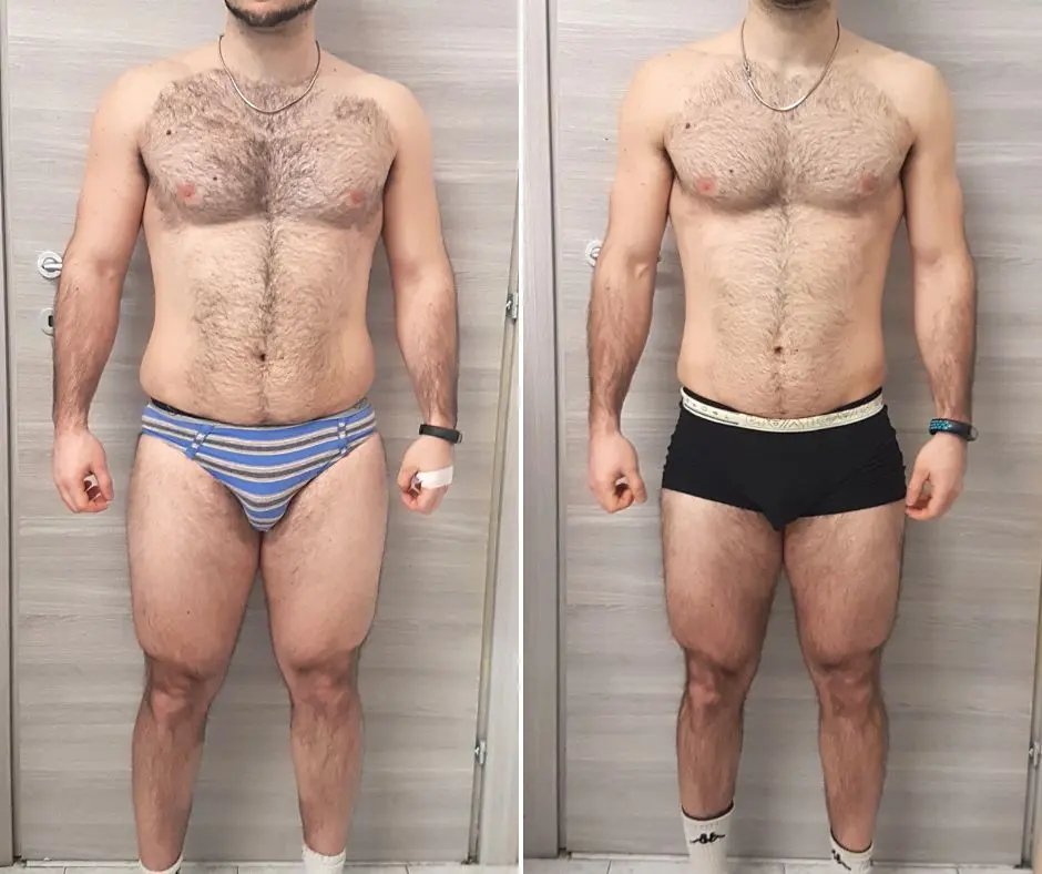 Trasformazione di Stefano: −15,7 kg in 6 mesi, foto prima e dopo