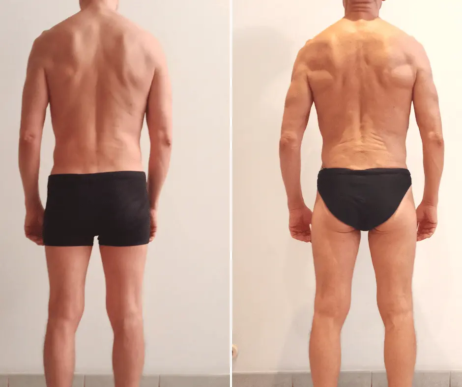 Trasformazione di Patrizio: −3,3 kg in 5 mesi, foto prima e dopo